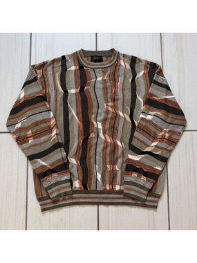 Miko 1990's 3D Knit Textured Sweater Size XXL
